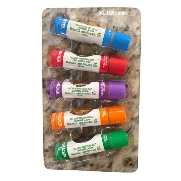 Vintage Bonne Bell Lip Smacker Girl Scout Cookies Lip Balm Set 6pc w/Zip Pouch - Picture 4 of 9